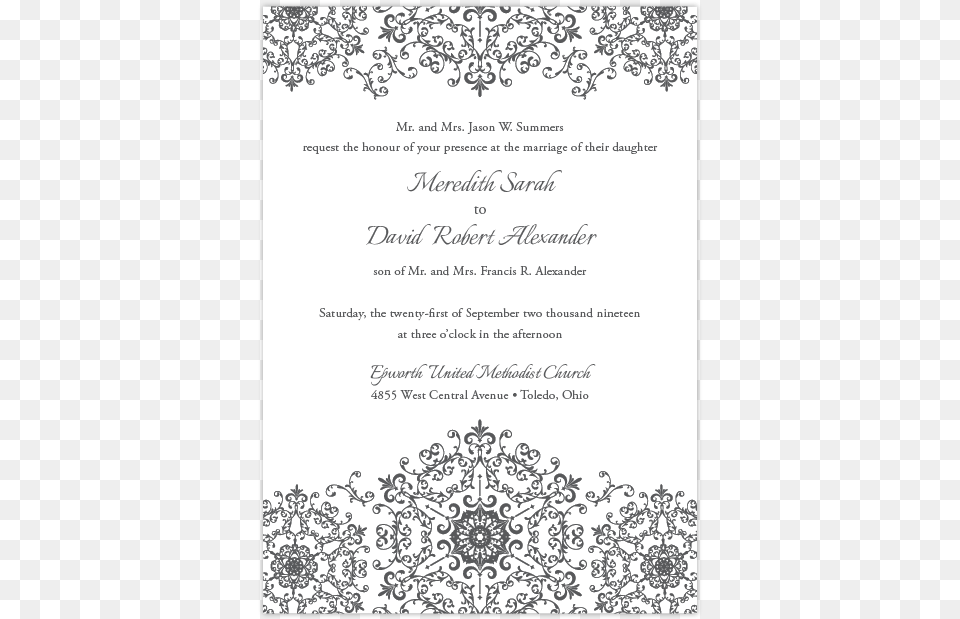 Modern Glamour Invitation Motif, Text, Art, Floral Design, Graphics Free Png