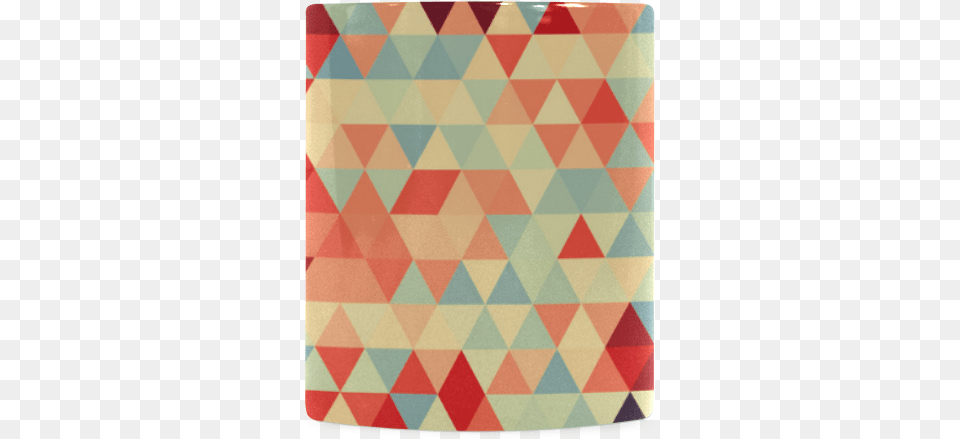 Modern Hipster Trinagles Pattern Red Blue Beige White Construction Paper, Home Decor, Rug Png