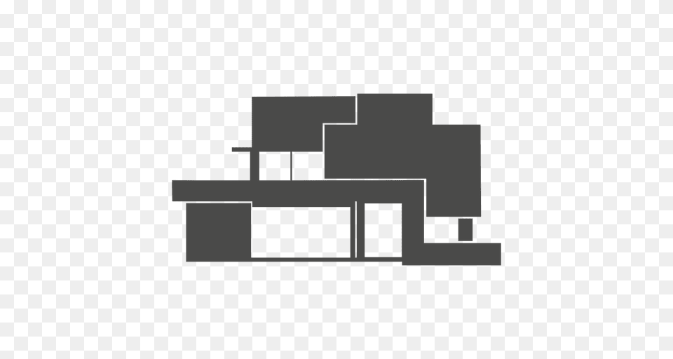Modern House Silhouette Free Transparent Png