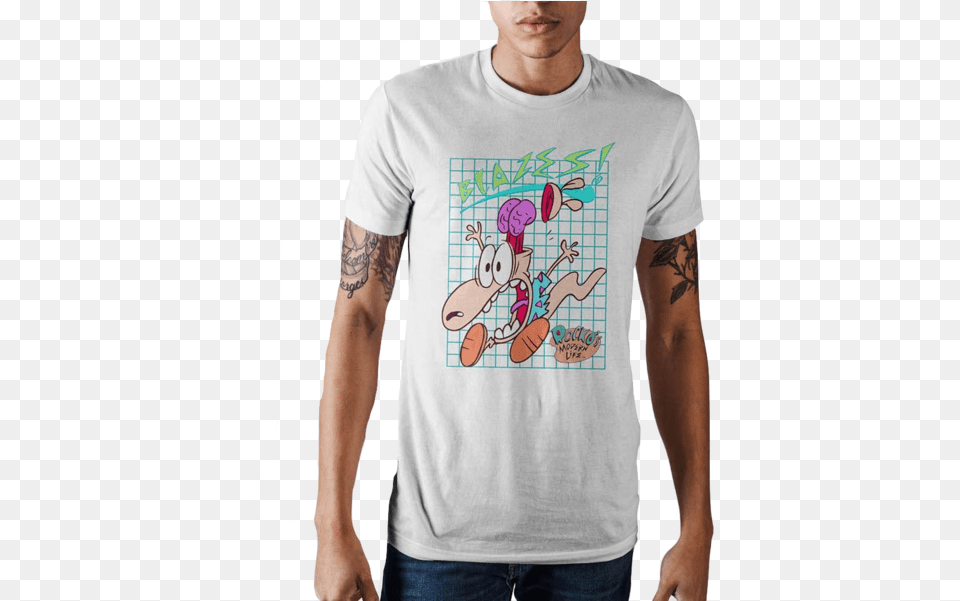 Modern Life Blaze39s Rocko Trap, Clothing, T-shirt, Person, Skin Png Image