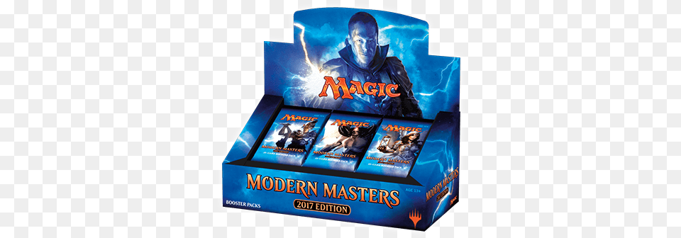 Modern Masters Magic The Gathering Modern Masters 2017 Booster Display, Adult, Male, Man, Person Free Png