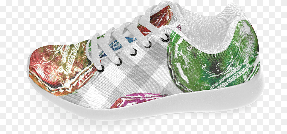 Modern Pattern Womens Running Shoes Walking Shoe, Clothing, Footwear, Sneaker, Running Shoe Png Image