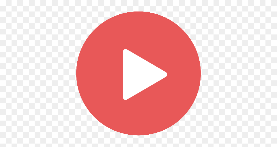 Modern Play Red Stream Video Videos Icon, Triangle, Arrow, Arrowhead, Weapon Free Png Download