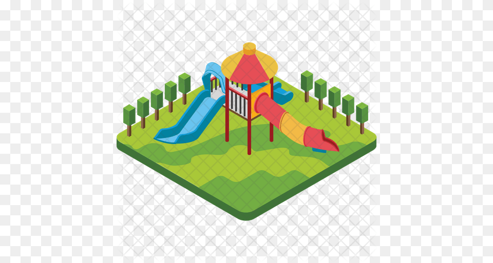 Modern Playground Icon Of Isometric Kfc, Outdoor Play Area, Outdoors, Play Area Free Png Download