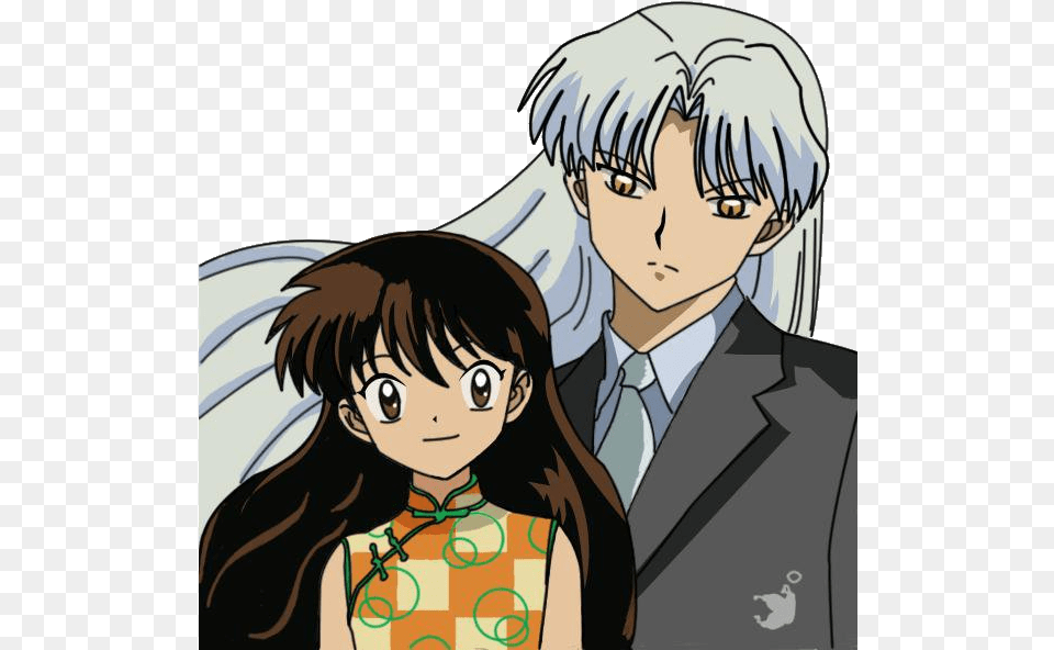 Modern Sesshomaru And Rin, Publication, Book, Comics, Person Png