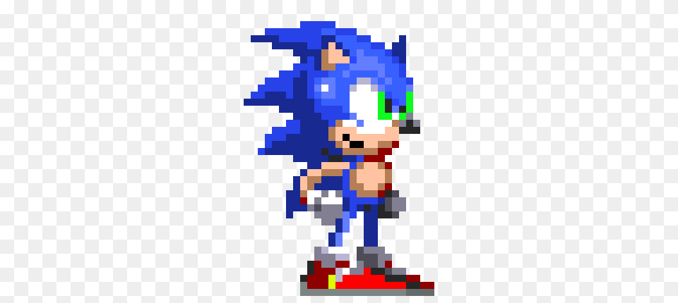 Modern Sonic Sprite Pixel Art Maker, People, Person Png