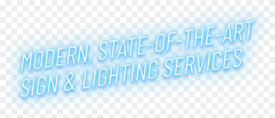 Modern State Of The Art Sign Amp Lighting Services Parallel, Text Png Image