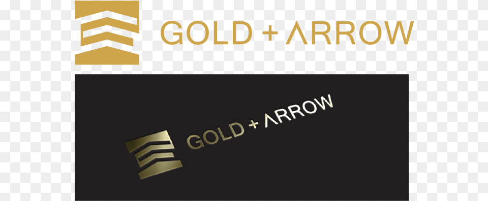 Modern Upmarket Beauty Salon Logo Design For Gold Arrow London, File, Text Png Image