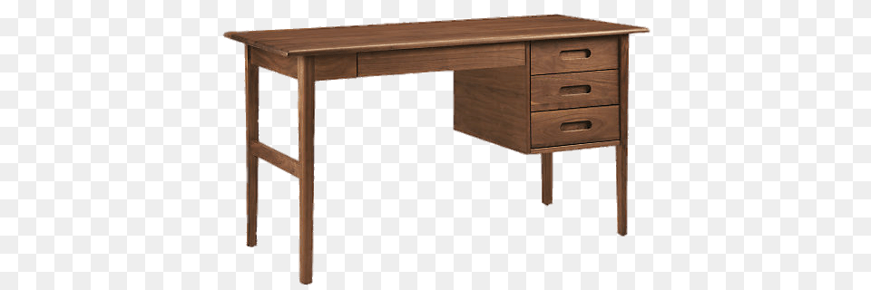 Modern Wooden Desk, Furniture, Table, Computer, Electronics Png Image