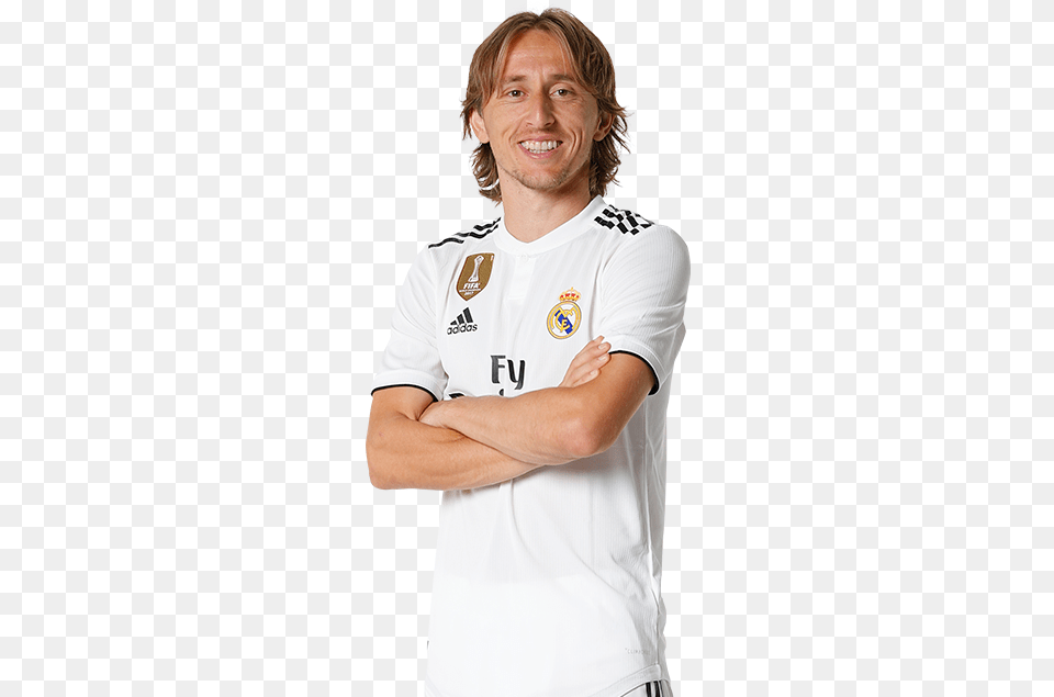 Modric Realmadrid Real Madrid Modric, T-shirt, Clothing, Shirt, Adult Png
