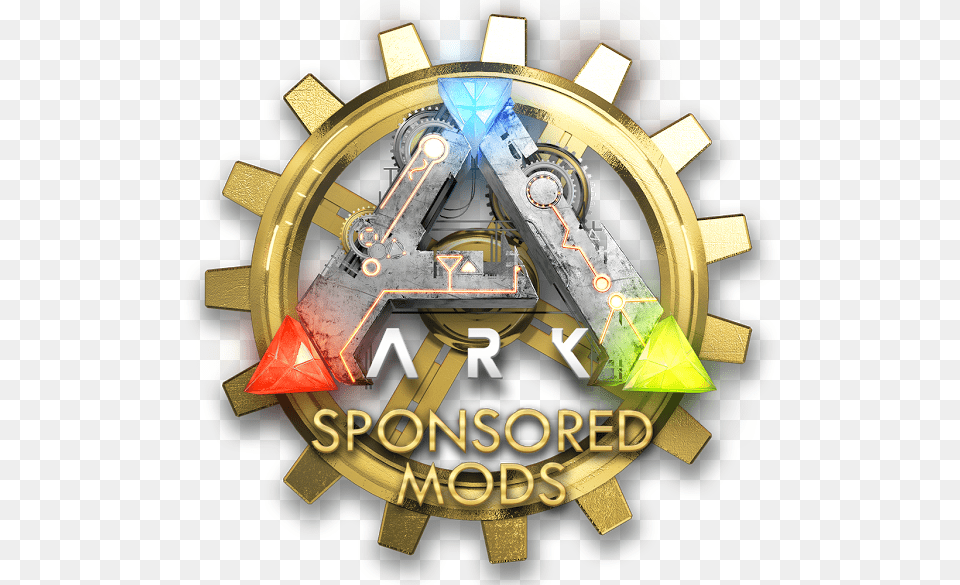 Mods Ark Sponsored Mods Logo, Machine, Wheel Png