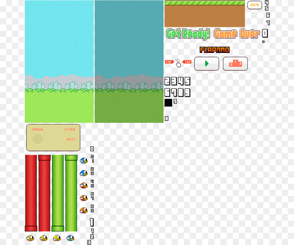 Mods Flappy Bird Site Flappy Bird Atlas, Scoreboard Free Png Download