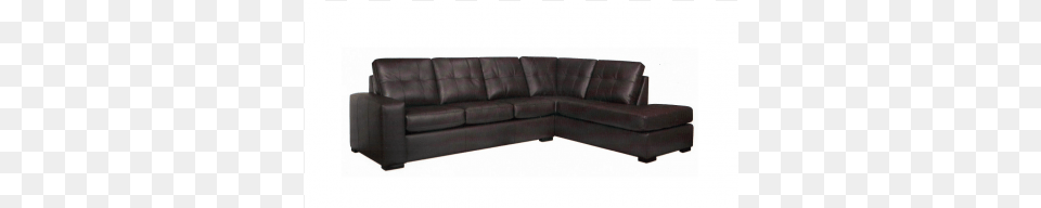 Modulaire Fixe Coral Drake Chocolate Brown Italian Leather Sectional, Couch, Furniture Png