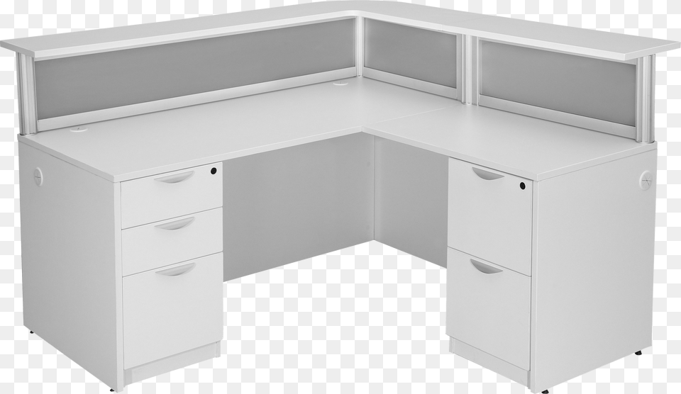 Modular Corner Reception Seating, Desk, Furniture, Table, Computer Free Transparent Png