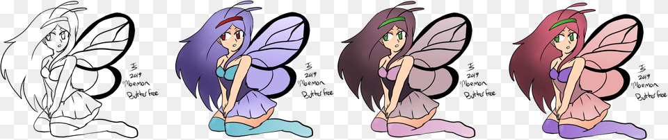 Moemon Butterfree Fairy, Book, Comics, Publication, Adult Free Png