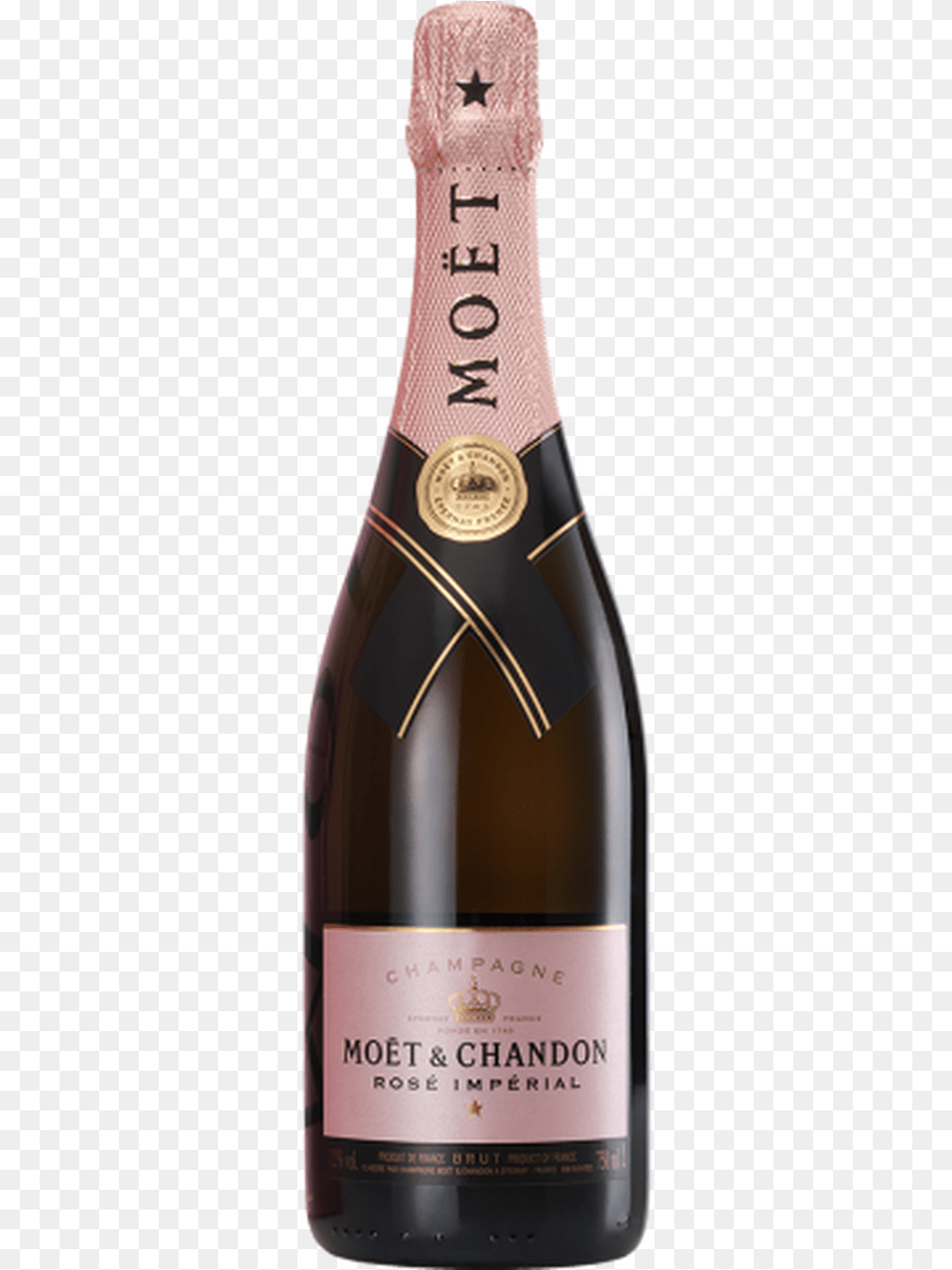 Moet Amp Chandon Champagne Imperial Rose, Alcohol, Beverage, Bottle, Liquor Png Image