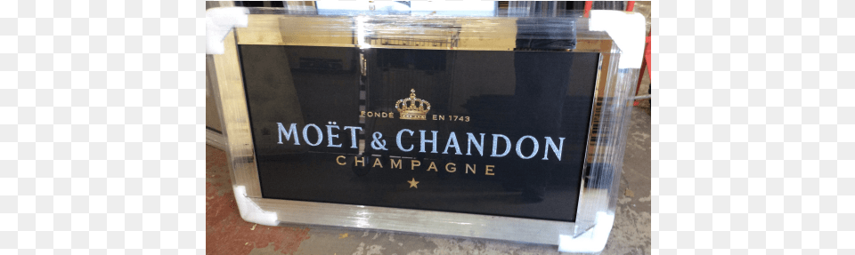 Moet Black And Gold Glitter Art In A Mirrored Frame Moet Amp Chandon Champagne Grand Vintage Rose, Plaque, Adult, Male, Man Free Png Download