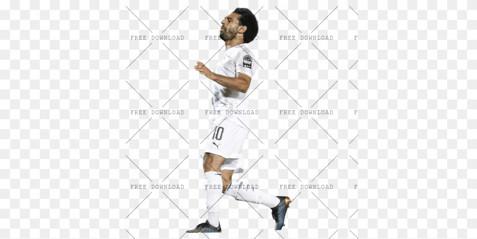 Mohamed Salah Cs Image With Background Player, Adult, Male, Man, Person Free Transparent Png