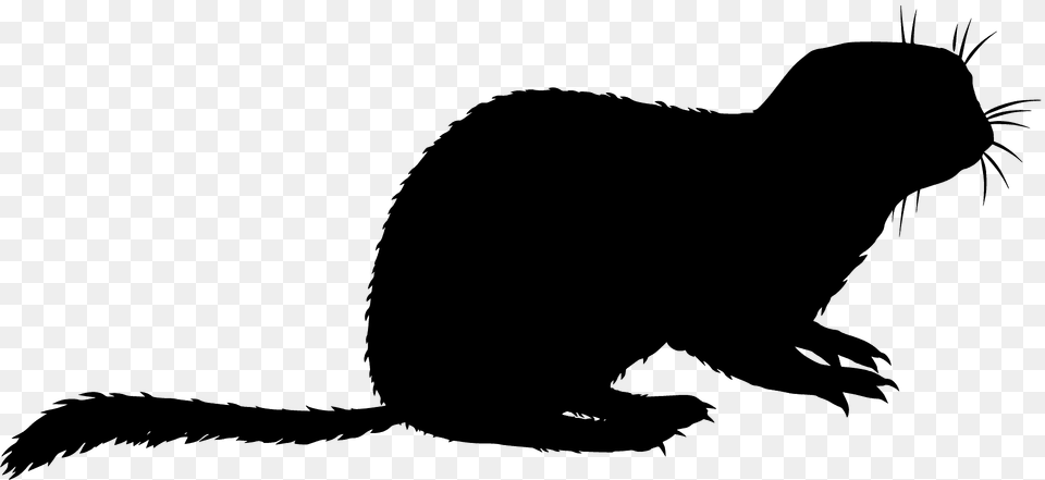 Mohave Ground Squirrel Silhouette, Animal, Mammal, Rodent, Bird Free Transparent Png