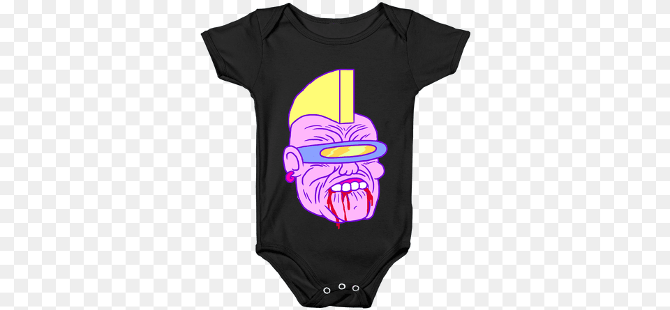 Mohawk Cyberpunk Baby Onesy Shakespeare Memes, Clothing, T-shirt, Face, Head Png