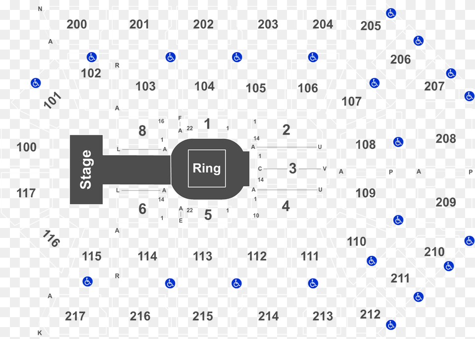 Mohegan Sun Arena Seating Chart, Scoreboard, Diagram Png