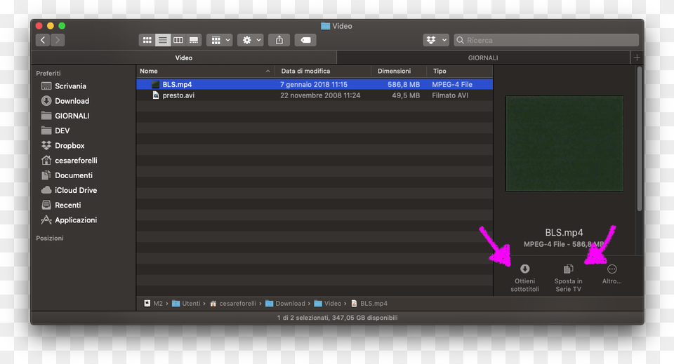 Mojave Quick Actions 3 Macos Dark Mode Finder, Computer Hardware, Electronics, Hardware, Monitor Free Transparent Png