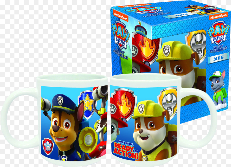 Mok Paw Patrol Taza Personalizada De Paw Patrol, Cup, Toy, Face, Head Free Png Download