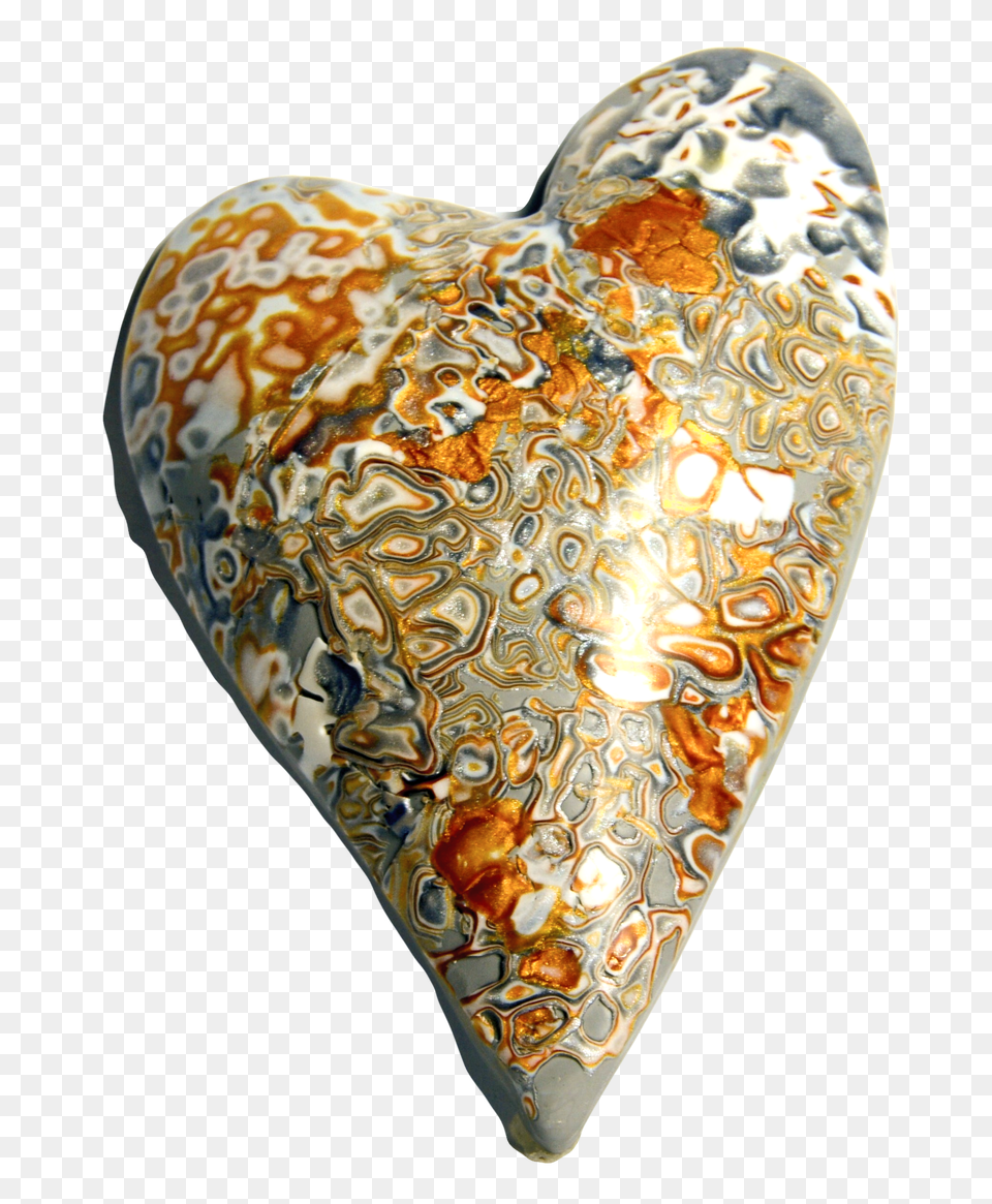 Mokume Gane Gold U0026 Silver Heart Brooch Justsuthi Heart Free Png