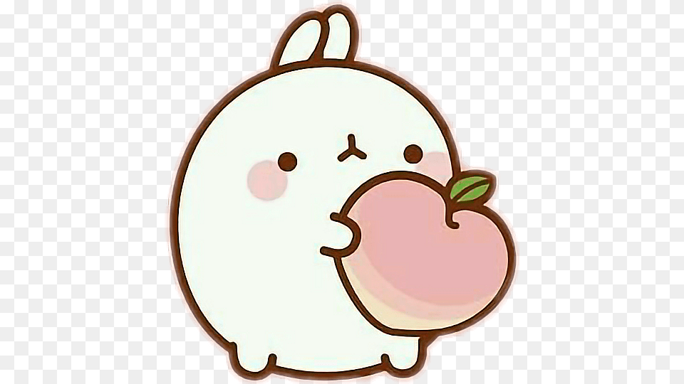 Molang Cute Cutebunny Bunny Sticker Cutesticker Cartoon, Accessories, Jewelry, Locket, Pendant Png