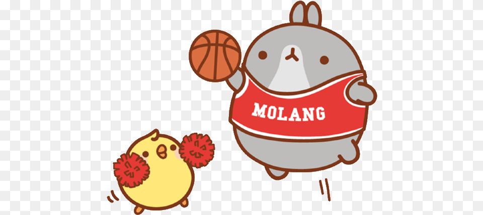 Molang Kawaii Basketball Molang Sport Free Png