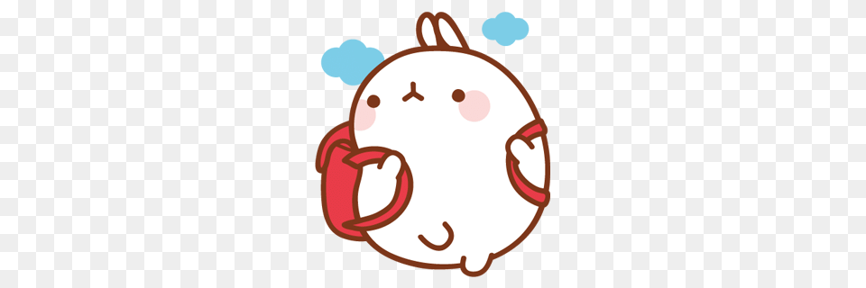 Molang Molang In Molang Kawaii Cute, Food, Animal, Sea Life, Bag Png