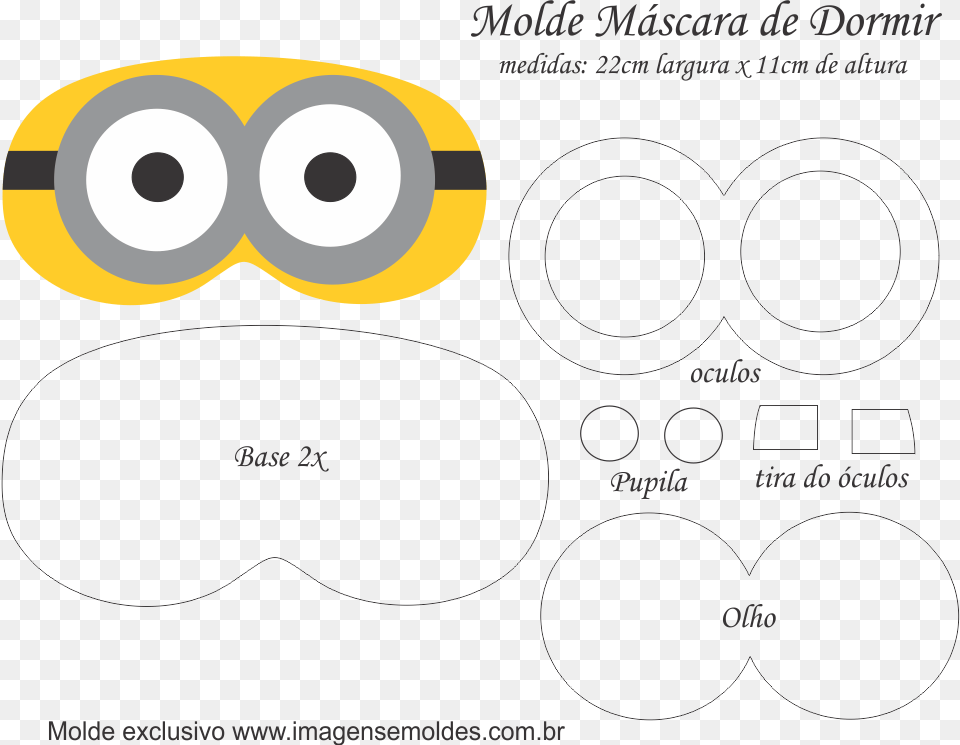 Molde De Mascara De Dormir Png Image