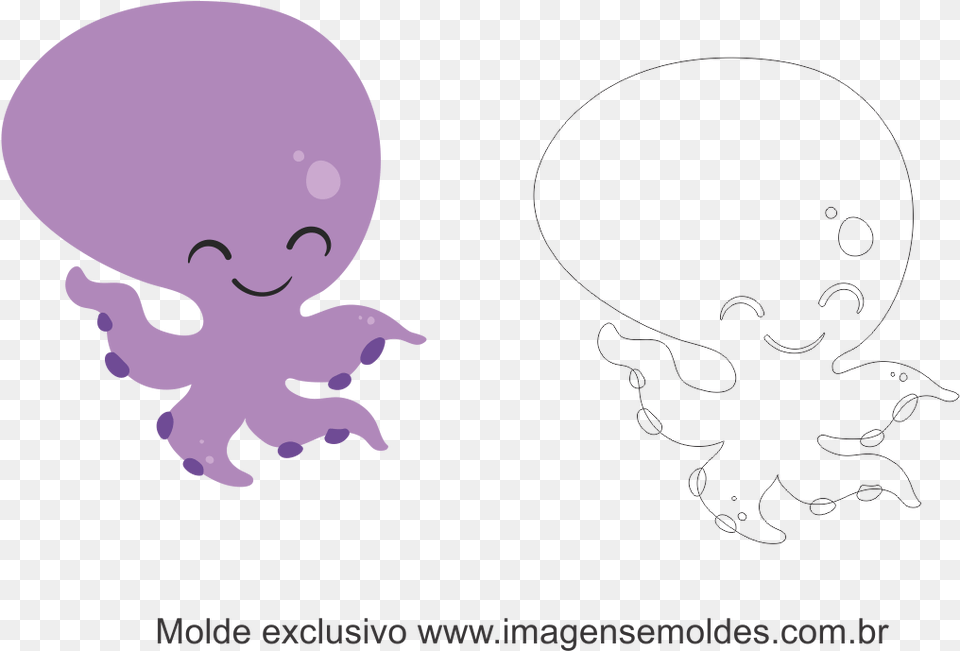 Molde Fundo Do Mar Moldes De Polvo Em Eva Para Imprimir, Purple, Baby, Person, Animal Png Image