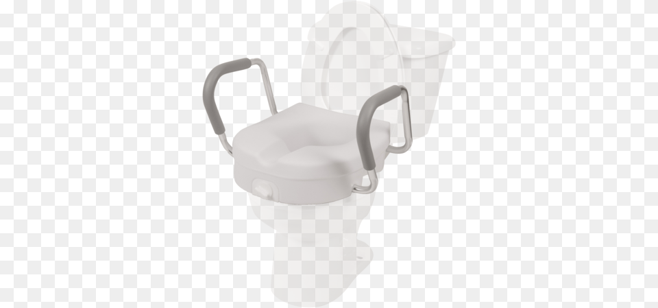 Molded Toilet Seat Riser W Removable Arms Pcp Molded Toilet Seat Riser With Removable Arm Rests, Bathroom, Indoors, Room, Potty Free Png Download