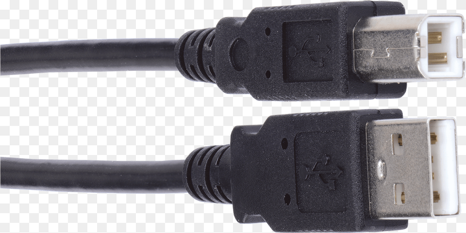 Molded Usb Usb Cable A To B, Camera, Electronics, Adapter Free Png Download