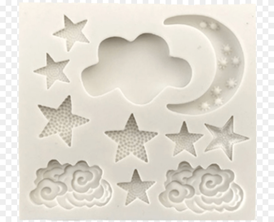 Moldes De Estrellas Nubes Y Lunas, Symbol, Cream, Dessert, Food Png