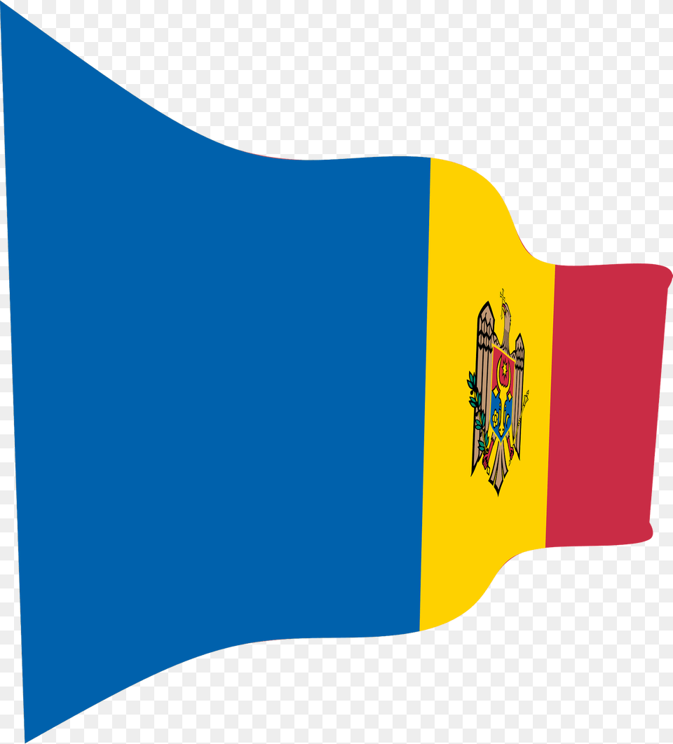 Moldova Wavy Flag Clipart, Oars Free Png Download