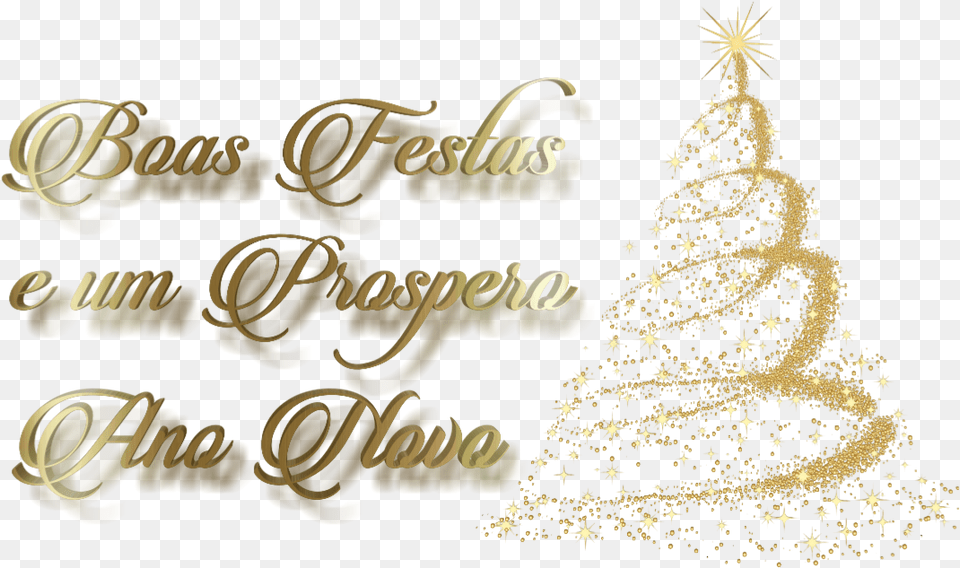 Moldura Dourada Vetor, Christmas, Christmas Decorations, Festival, Christmas Tree Free Png Download