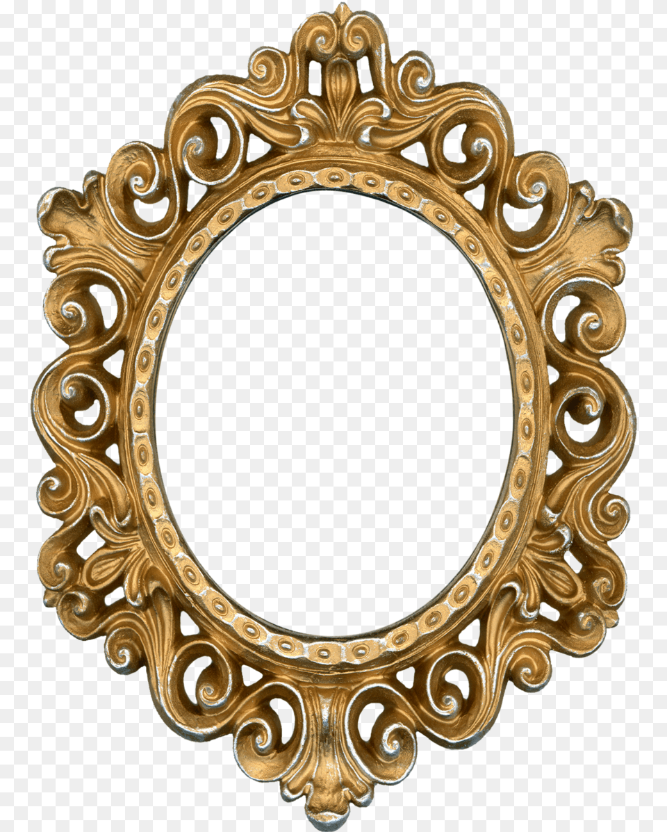 Moldura Oval Bronze Vintage Picture Frame Clip Art, Photography, Gold, Chandelier, Lamp Free Png Download