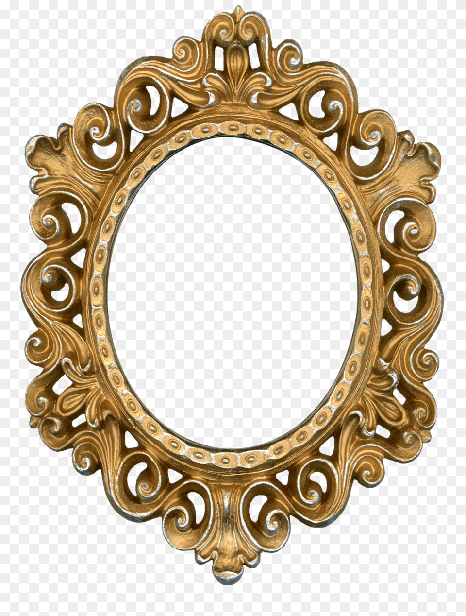 Moldura Para Espelho Show Glass, Oval, Photography, Bronze Png Image