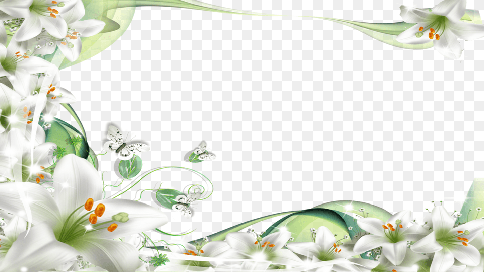 Moldura Primavera 2, Anther, Flower, Plant, Art Free Png Download