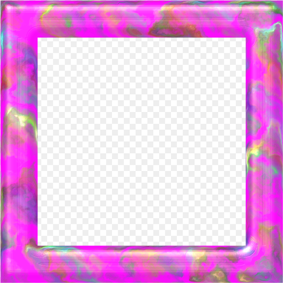 Moldura Quadrada Pink Mancha Picture Frame, Purple, Electronics, Screen, Blackboard Free Transparent Png