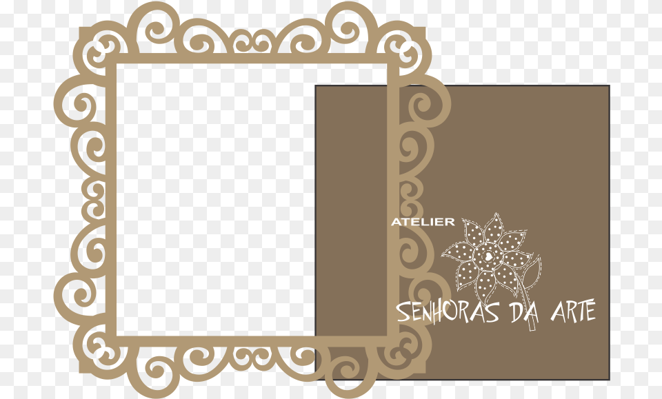 Moldura Quadrada Rendada Free Png Download