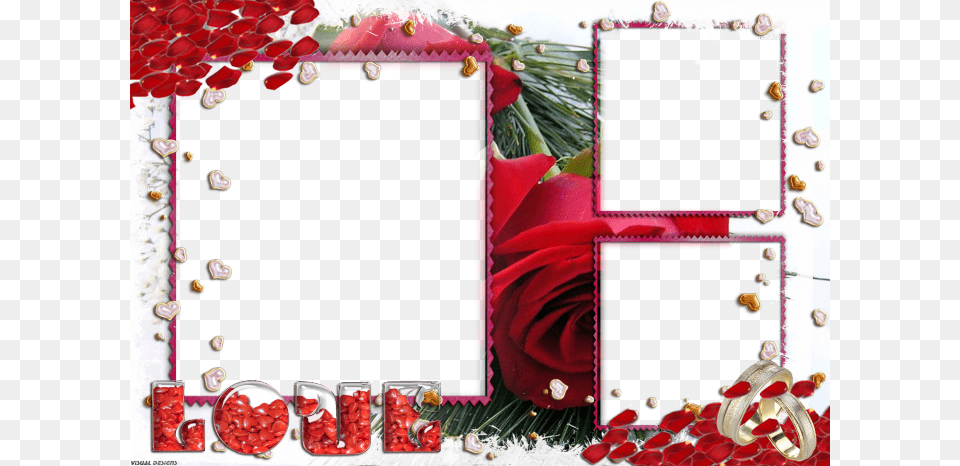 Moldura Romntica Red Roses, Art, Collage, Flower, Plant Png