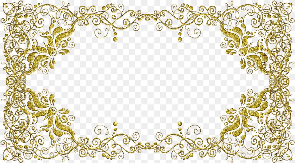 Molduras Com Arabescos Dourados Moldura Convite De Casamento, Art, Floral Design, Graphics, Pattern Free Transparent Png