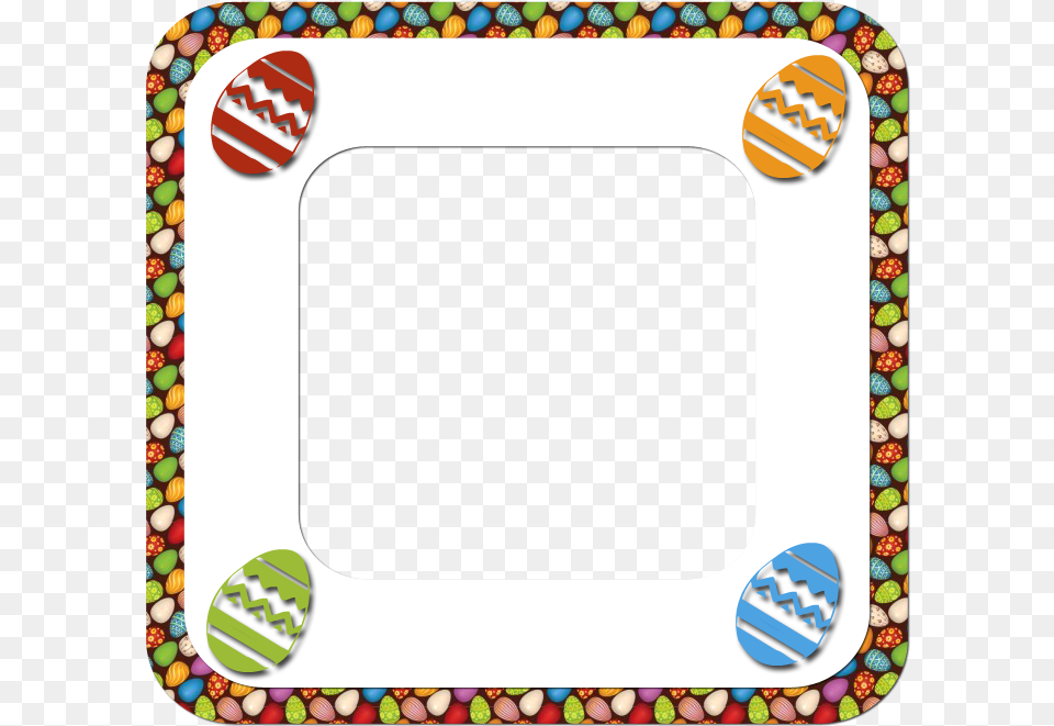 Molduras De Pascoa, Sticker, Blackboard Free Transparent Png