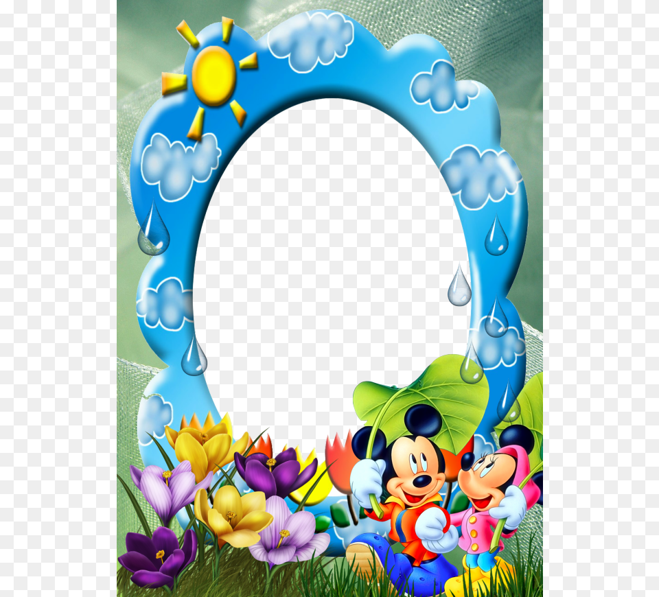 Molduras Fotos Minnie E Mickey Disney Mickey And Minnie Mouse Light Switch Cover, Flower, Plant, Baby, Person Png Image
