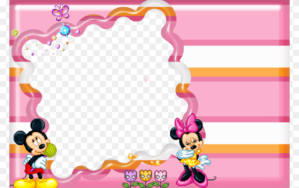 Molduras Minie Clipart Minnie Mouse Mickey Mouse Moldura Minnie Rosa, Art, Graphics, Baby, Person Free Transparent Png