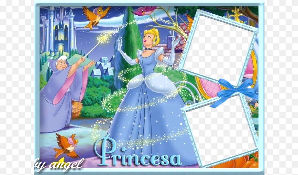 Molduras Princesas Disney Clementoni Cinderella Floor Puzzle 40 Piece, Publication, Book, Comics, Person Free Png Download