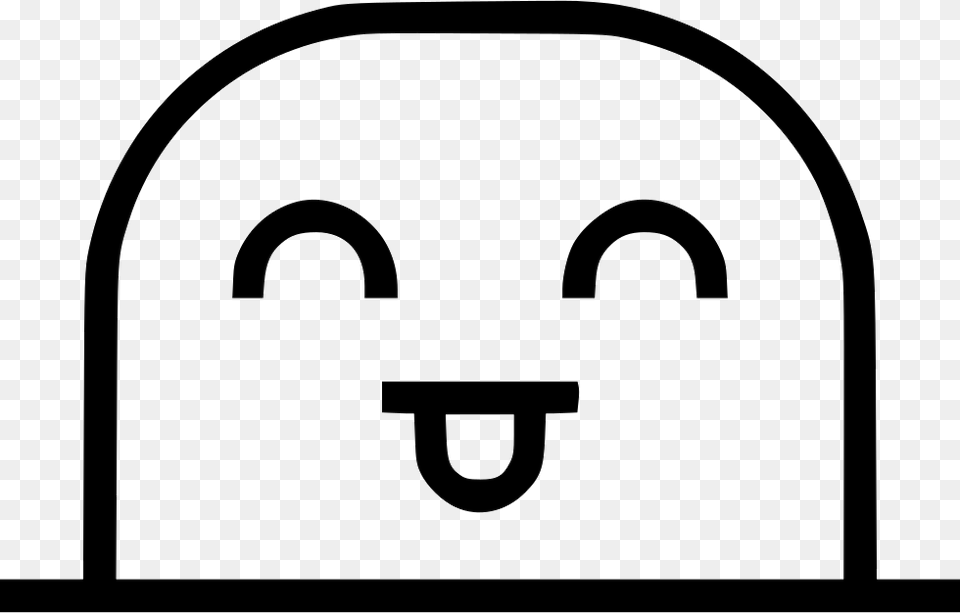 Mole Happy Face Toung Icon Free Png Download